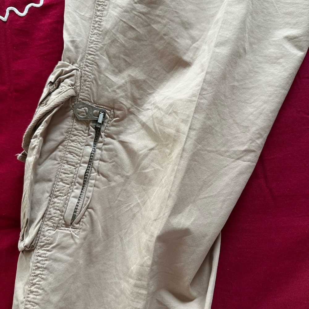 🔥Men's Polo Ralph Lauren military Tan Cargo Pants - Picture 5 of 6